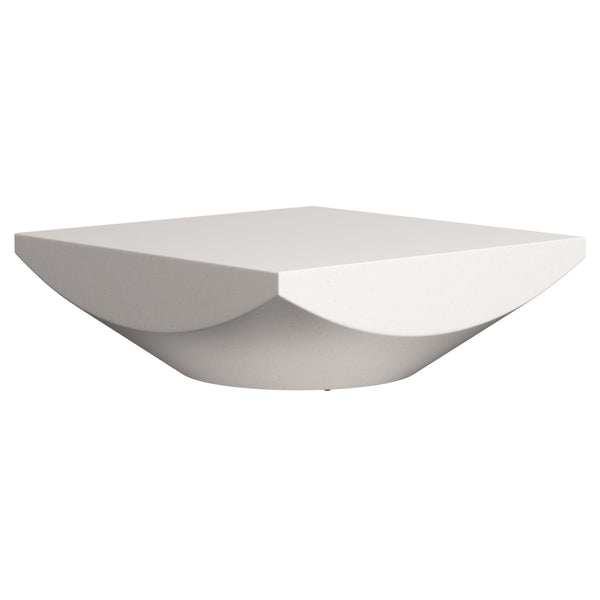 Bernhardt Bernhardt Stratum Fossil Faux Stone Cocktail Table — Sculptural Crescent Design, Durable Luxury Finish 325011