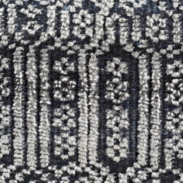 Surya Nobility Hand-knotted Accent Pillow Cotton Wool Blend Artisan Woven Traditional Decor NBI003-2222D