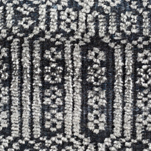 Surya Nobility Hand-knotted Accent Pillow Cotton Wool Rayon Blend Global Artisan Decor NBI003-2222