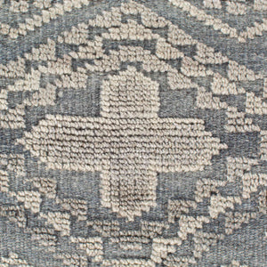 Surya Nobility 22” Luxury Accent Pillow - Elegant Traditional Style For Sofa Or Bed, Cozy & Durable Comfort Gray Rayon,Wool,Cotton,Cotton Nbi004-2222d