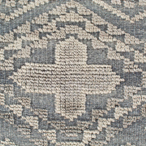 Surya Nobility 22” Luxury Accent Pillow - Elegant Traditional Style For Sofa Or Bed, Cozy & Durable Comfort Gray Rayon,Wool,Cotton,Cotton Nbi004-2222d