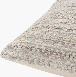 Surya Nobility 22” Luxury Accent Pillow - Elegant Traditional Style For Sofa Or Bed, Cozy & Durable Comfort Off,White Wool,Polyester,Viscose,Cotton Nbi007-2222p