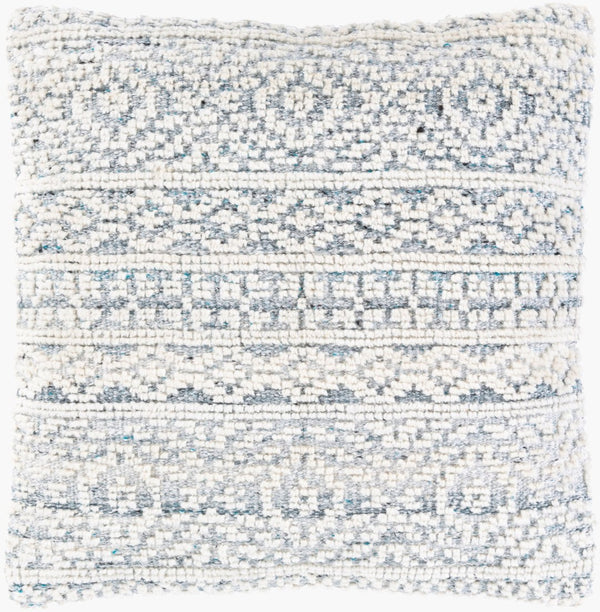 Surya Nobility Hand-knotted Wool Blend Accent Pillow Global Eclectic Pattern for Sofa NBI009-2222