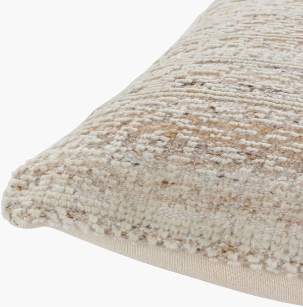 Surya Nobility 22” Luxury Accent Pillow - Elegant Traditional Style For Sofa Or Bed, Cozy & Durable Comfort Tan Wool,Polyester,Viscose,Cotton Nbi011-2222p