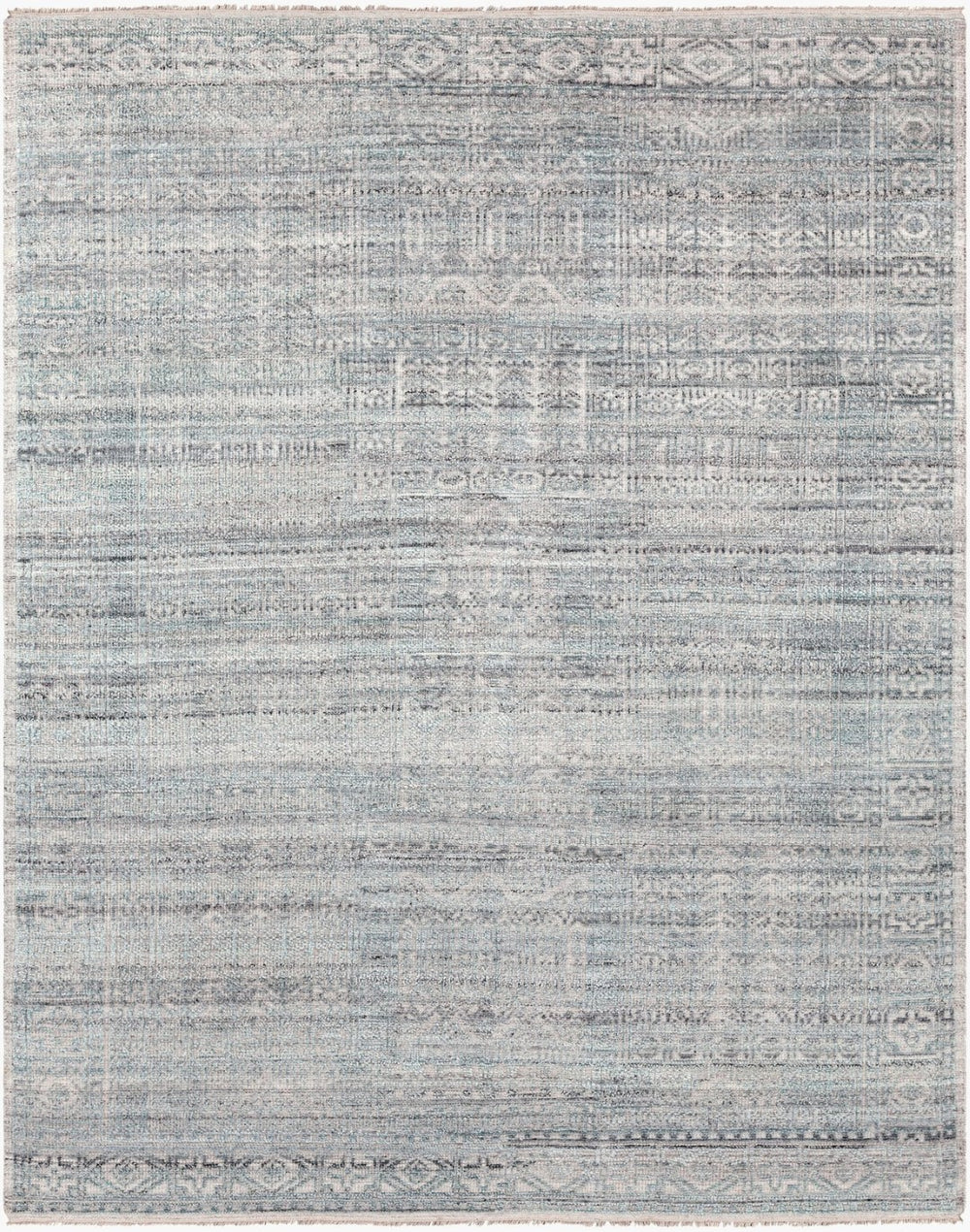 Surya Nobility Hand Knotted Wool Viscose Area Rug Traditional Fringe Living Room Accent 10' x 14' Rectangle NBI2300-1014