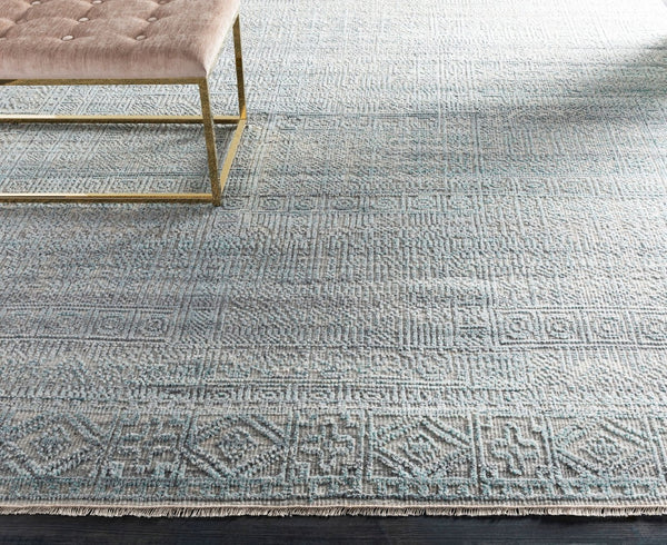 Surya Nobility Hand Knotted Wool Viscose Area Rug Traditional Fringe Living Room Accent 10' x 14' Rectangle NBI2300-1014