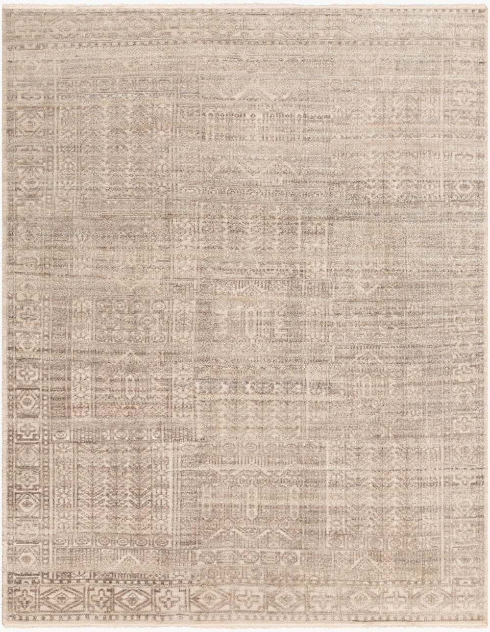 Surya Nobility Hand Knotted Wool Viscose Accent Rug Artisan Medallion for Entryway NBI2301-23