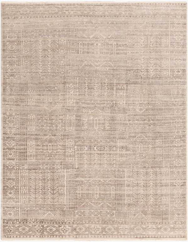 Surya Nobility Hand Knotted Wool Viscose Accent Rug Artisan Medallion for Entryway NBI2301-23