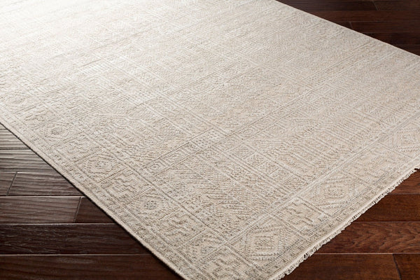 Surya Nobility Hand Knotted Wool Viscose Accent Rug Artisan Medallion for Entryway NBI2301-23