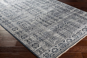 Surya Nobility Hand-knotted Wool Viscose Area Rug Fringe Accent for Entryway or Sitting Room NBI2302-23