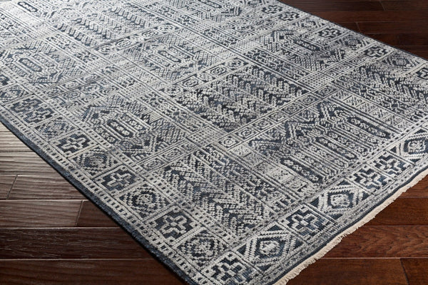 Surya Nobility Hand-knotted Wool Viscose Area Rug Fringe Accent for Entryway or Sitting Room NBI2302-23