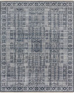 Nobility NBI-2302 8' x 10' Handmade Rug NBI2302-810  Blue, Ink Blue, Charcoal, Silver Gray Surya