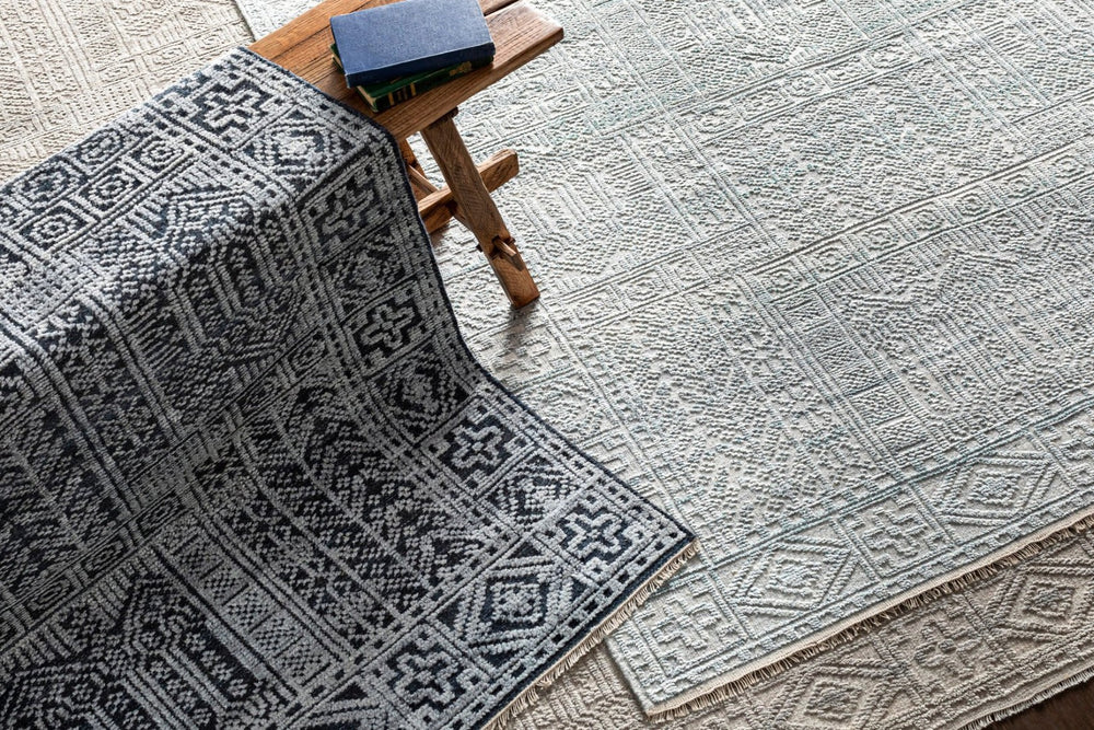 Surya Nobility Hand-knotted Wool Viscose Area Rug Fringe Accent for Entryway or Sitting Room NBI2302-23