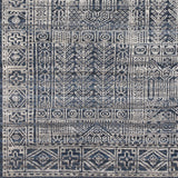 Nobility NBI-2302 8' x 10' Handmade Rug NBI2302-810  Blue, Ink Blue, Charcoal, Silver Gray Surya