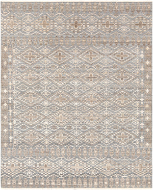 Nobility NBI-2304 6' x 9' Handmade Rug NBI2304-69  Gray, Beige, Brown Surya