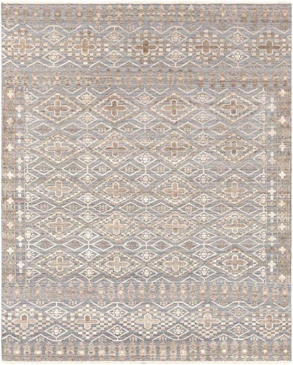 Nobility NBI-2304 6' x 9' Handmade Rug NBI2304-69  Gray, Beige, Brown Surya