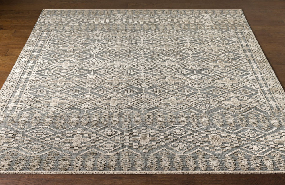 Surya Nobility Hand-knotted Wool Viscose Traditional Area Rug with Artisan Fringe Border NBI2304-23