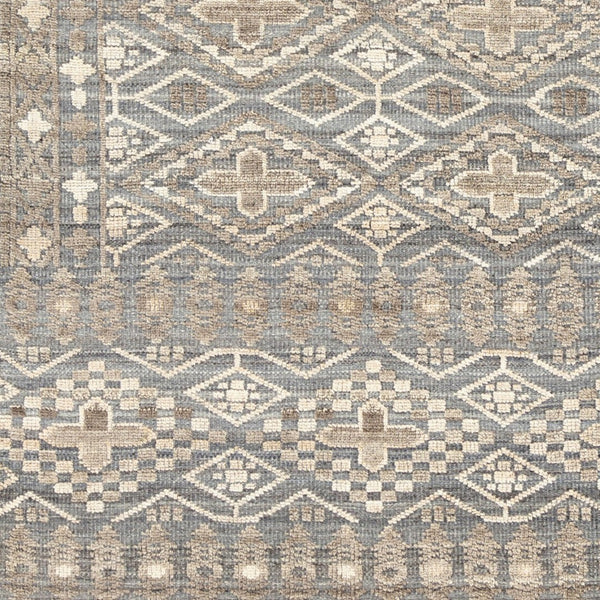 Surya Nobility Hand-knotted Wool Viscose Traditional Area Rug with Artisan Fringe Border NBI2304-23