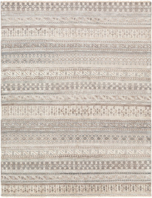 Nobility NBI-2305 6' x 9' Handmade Rug NBI2305-69  Medium Brown, Oatmeal, Light Gray, Dark Brown, Navy, Off-White Surya
