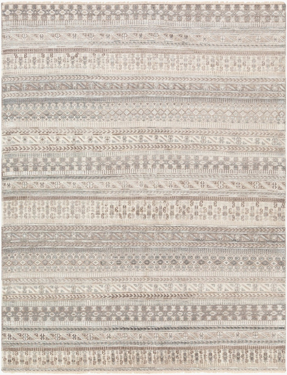 Surya Nobility Hand-knotted Wool Viscose Accent Rug with Fringe for Entryway or Bedside NBI2305-23
