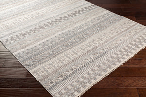 Nobility NBI-2305 8' x 10' Handmade Rug NBI2305-810  Medium Brown, Oatmeal, Light Gray, Dark Brown, Navy, Off-White Surya