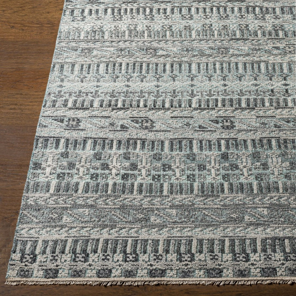 Surya Nobility Hand Knotted Wool Viscose Area Rug Fringe Traditional Living Room Anchor 4' x 6' Rectangle NBI2306-46