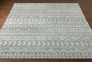 Surya Nobility Hand Knotted Wool Viscose Area Rug Fringe Traditional Living Room Anchor 4' x 6' Rectangle NBI2306-46