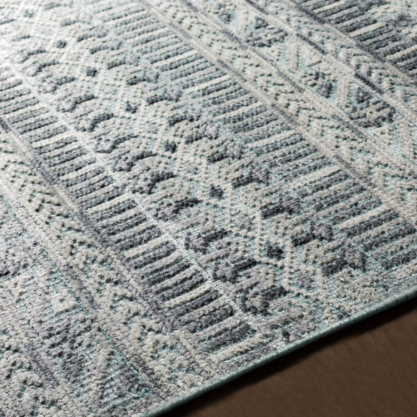 Surya Nobility Hand Knotted Wool Viscose Area Rug Fringe Traditional Living Room Anchor 4' x 6' Rectangle NBI2306-46