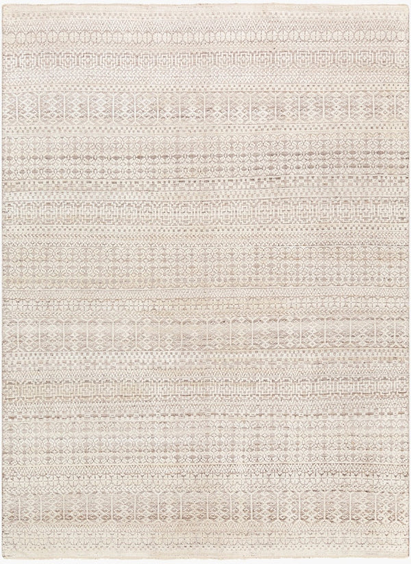 Surya Nobility Hand-knotted Wool Blend Accent Rug Bohemian Fringe for Entryway Decor NBI2307-23