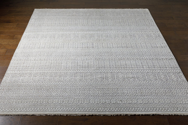 Nobility NBI-2307 8' x 10' Handmade Rug NBI2307-810  Charcoal, Brown, Light Gray, Ivory, Taupe Surya