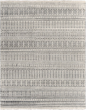 Nobility NBI-2308 8' x 10' Handmade Rug NBI2308-810  Dusty Sage, Oatmeal, Light Gray, Charcoal, Black, Medium Gray Surya