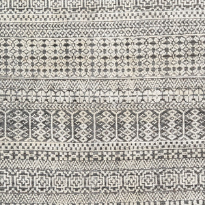 Nobility NBI-2308 8' x 10' Handmade Rug NBI2308-810  Dusty Sage, Oatmeal, Light Gray, Charcoal, Black, Medium Gray Surya