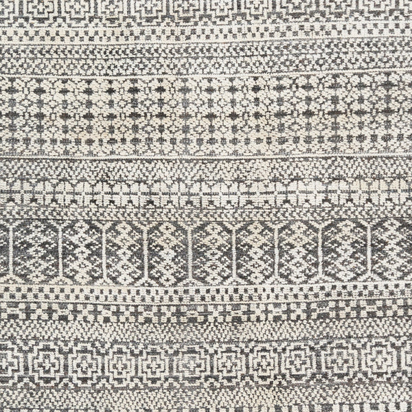 Nobility NBI-2308 8' x 10' Handmade Rug NBI2308-810  Dusty Sage, Oatmeal, Light Gray, Charcoal, Black, Medium Gray Surya