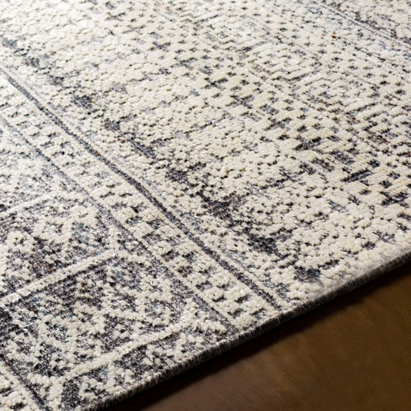 Surya Nobility Hand Knotted Wool Blend Bohemian Area Rug with Fringe for Entryway or Bath NBI2308-23
