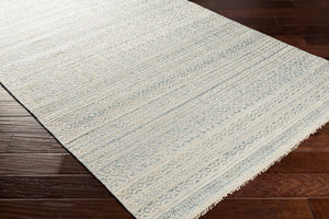 Nobility NBI-2309 8' x 10' Handmade Rug NBI2309-810  Ice Blue, Blue, Navy, Ivory, Taupe Surya