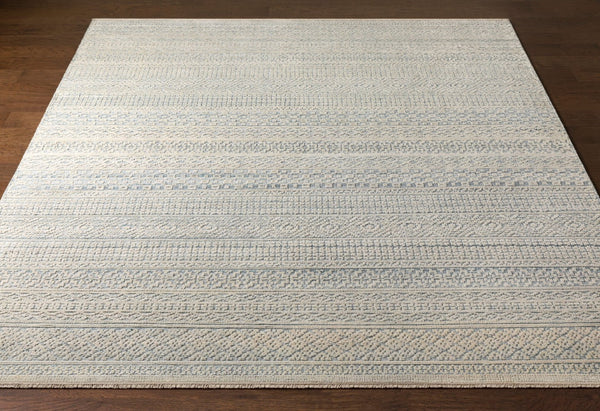 Surya Nobility Hand-knotted Bohemian Wool Viscose Accent Rug with Fringe for Entryway NBI2309-23