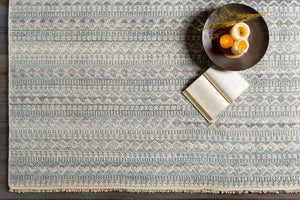 Surya Nobility Hand-knotted Bohemian Wool Viscose Accent Rug with Fringe for Entryway NBI2309-23