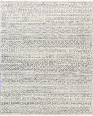 Nobility NBI-2310 6' x 9' Handmade Rug NBI2310-69  Light Gray, Cream, Medium Gray, Navy Surya