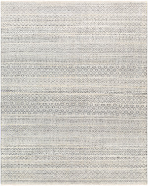 Nobility NBI-2310 6' x 9' Handmade Rug NBI2310-69  Light Gray, Cream, Medium Gray, Navy Surya