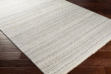 Nobility NBI-2310 8' x 10' Handmade Rug NBI2310-810  Light Gray, Cream, Medium Gray, Navy Surya