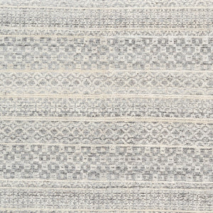 Nobility NBI-2310 8' x 10' Handmade Rug NBI2310-810  Light Gray, Cream, Medium Gray, Navy Surya