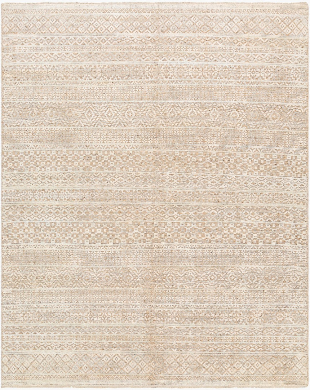 Surya Nobility Hand Knotted Wool Viscose Area Rug Bohemian Global Living Room Floor Accent 6' x 9' Rectangle NBI2311-69