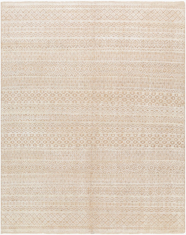Surya Nobility Hand Knotted Wool Viscose Area Rug Bohemian Global Living Room Floor Accent 6' x 9' Rectangle NBI2311-69