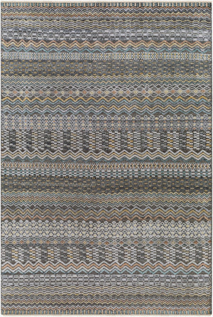 Surya Nobility Hand Knotted Wool Viscose Bohemian Area Rug with Fringe for Entryway NBI2312-23