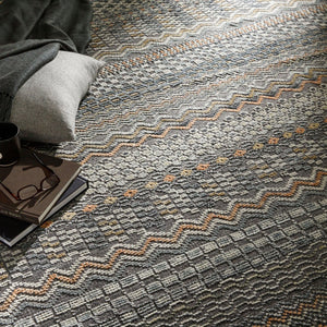 Surya Nobility Hand Knotted Wool Viscose Bohemian Area Rug with Fringe for Entryway NBI2312-23