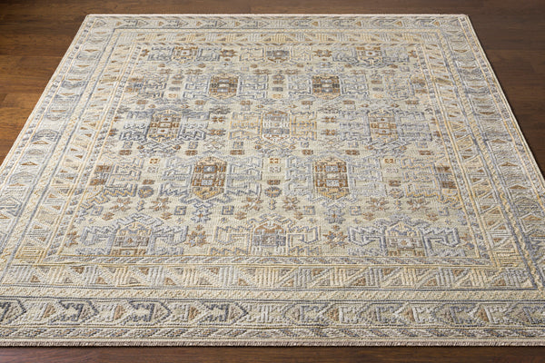 Nobility NBI-2313 8' x 10' Handmade Rug NBI2313-810  Tan, Medium Gray, Charcoal, Wheat, Light Gray Surya