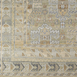 Surya Nobility Hand-knotted Wool Viscose Accent Rug with Fringe for Entryway or Bedroom NBI2313-23
