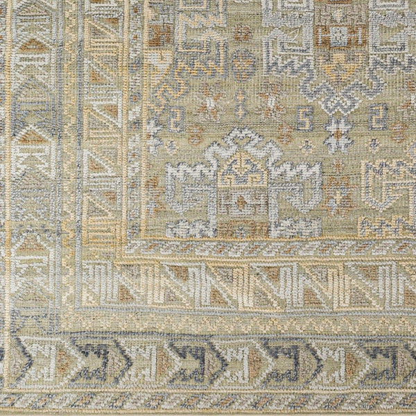 Surya Nobility Hand-knotted Wool Viscose Accent Rug with Fringe for Entryway or Bedroom NBI2313-23