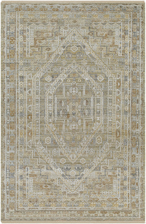 Nobility NBI-2314 6' x 9' Handmade Rug NBI2314-69  Tan, Charcoal, Wheat, Light Gray Surya