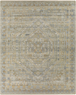 Nobility NBI-2314 8' x 10' Handmade Rug NBI2314-810  Tan, Charcoal, Wheat, Light Gray Surya